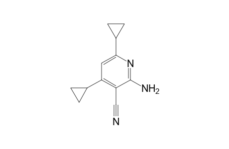 2-Amino-3-cyano-4,6-dicyclopropylpyridine