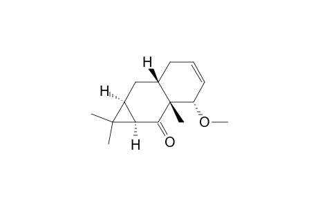 2H-Cyclopropa[b]naphthalen-2-one, 1,1a,2a,3,6,6a,7,7a-octahydro-3-methoxy-1,1,2a-trimethyl-, [1aS-(1a.alpha.,2a.beta.,3.alpha.,6a.beta.,7a.alpha.)]-