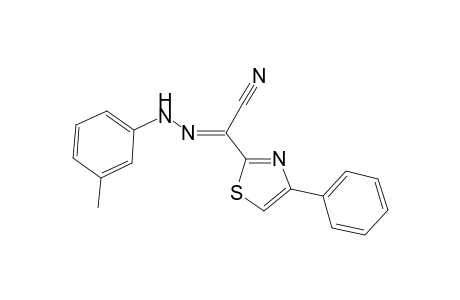 Acetonitrile, 2-(3-methylphenylhydrazono)-2-(4-phenyl-2-thiazolyl)-