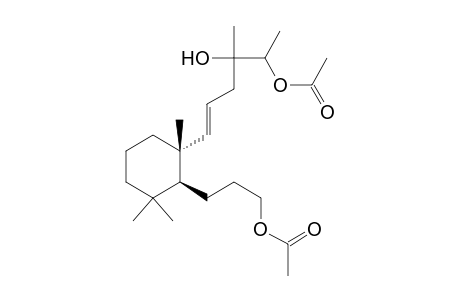 (E,14RS)-8,14-diacetoxy-17-nor-8,9-secolabd-9(11)-en-13-ol