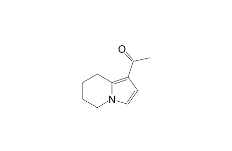 1-(5,6,7,8-tetrahydroindolizin-1-yl)ethanone
