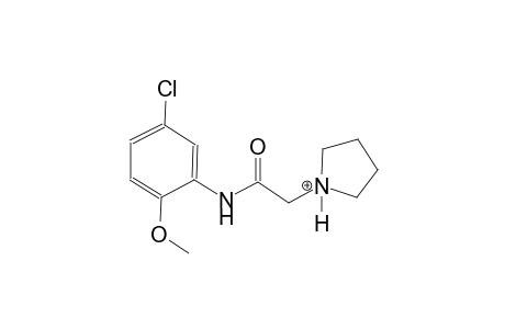 1-[2-(5-chloro-2-methoxyanilino)-2-oxoethyl]pyrrolidinium