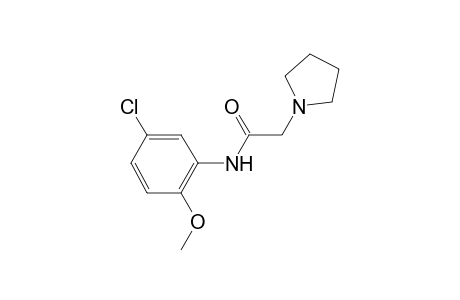 N-(5-Chloro-2-methoxyphenyl)-2-(1-pyrrolidinyl)acetamide