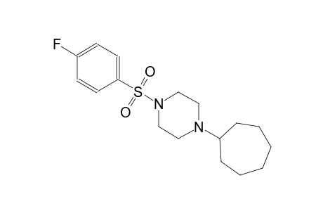 piperazine, 1-cycloheptyl-4-[(4-fluorophenyl)sulfonyl]-