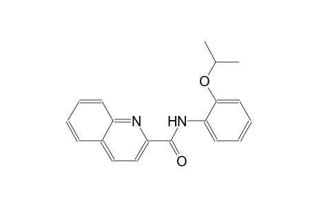 N-(2-isopropoxyphenyl)-2-quinolinecarboxamide