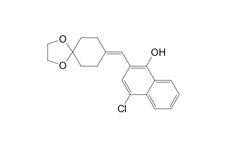 4-Chloro-2-(1,4-dioxaspiro[4.5]dec-8-ylidenemethyl)-1-naphthol