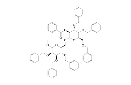 Methyl-2,3,4-tri-O-benzyl-6-O-(2-O-benzoyl-3,4,6-tri-O-benzyl.alpha.-D-mannopyranosyl.alpha.-D-mannopyranoside