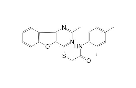 N-(2,4-dimethylphenyl)-2-[(2-methyl[1]benzofuro[3,2-d]pyrimidin-4-yl)sulfanyl]acetamide
