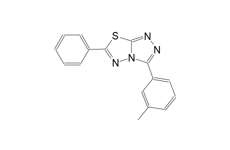 3-(3-methylphenyl)-6-phenyl[1,2,4]triazolo[3,4-b][1,3,4]thiadiazole
