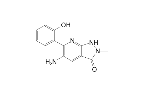 5-Amino-6-(2-hydroxyphenyl)-2-methyl-1,2-dihydropyrazolo[3,4-b]pyridin-3-one