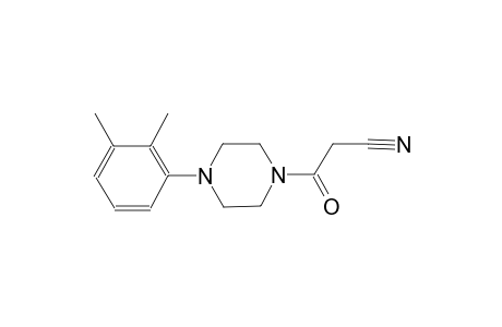 3-[4-(2,3-dimethylphenyl)-1-piperazinyl]-3-oxopropanenitrile