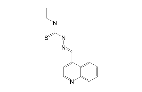 QUINOLINE-4-CARBOXALDEHYDE-4-ETHYL-THIOSEMICARBAZONE