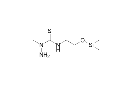 4-{2-[(Trimethylsilyl)oxy]ethyl}-2-methylthiosemicarbazide