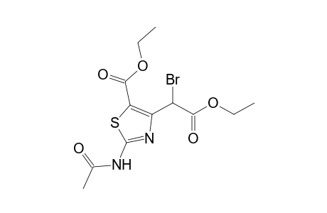 2-Acetamido-4-(1-bromo-2-ethoxy-2-keto-ethyl)thiazole-5-carboxylic acid ethyl ester