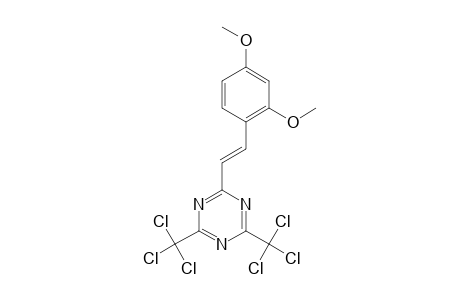 1,3,5-Triazine, 2-[2-(2,4-dimethoxyphenyl)ethenyl]-4,6-bis(trichloromethyl)-
