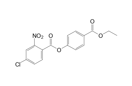 p-hydroxybenzoic acid, ethyl ester, 4-chloro-2-nitrobenzoate