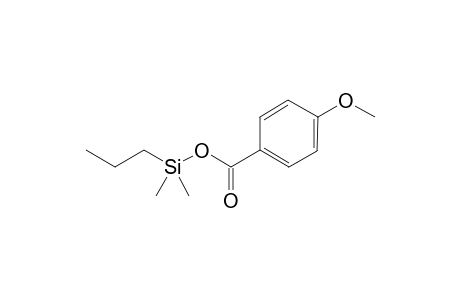 Dimethyl(propyl)silyl 4-methoxybenzoate