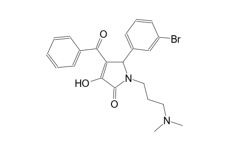 4-benzoyl-5-(3-bromophenyl)-1-[3-(dimethylamino)propyl]-3-hydroxy-1,5-dihydro-2H-pyrrol-2-one