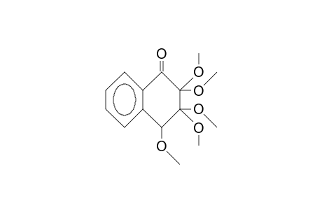 2,2,3,3,4-Pentamethoxy-tetralone