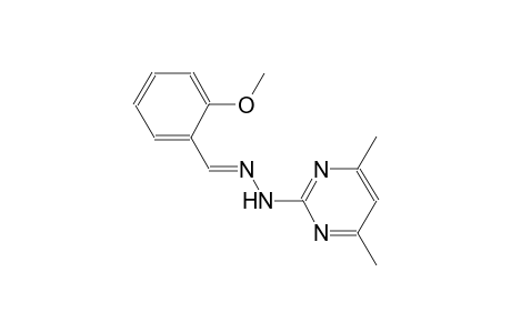 2-methoxybenzaldehyde (4,6-dimethyl-2-pyrimidinyl)hydrazone