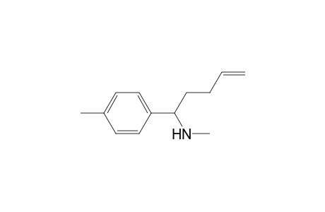 N-methyl-1-(4-methylphenyl)-4-penten-1-amine