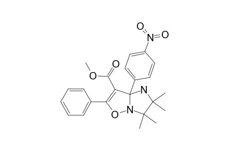 METHYL-2,2,3,3-TETRAMETHYL-7A-(4-NITROPHENYL)-6-PHENYL-1,2,3,7A-TETRAHYDROIMIDAZO-[1,2-B]-ISOXAZOLE-7-CARBOXYLATE