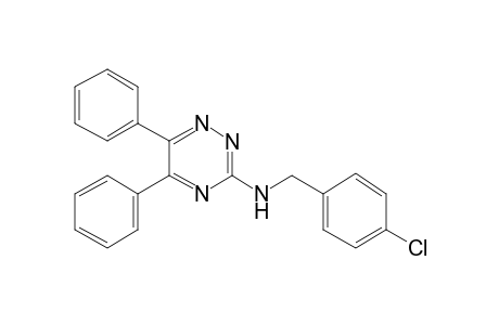 N-(4-Chlorobenzyl)-5,6-diphenyl-1,2,4-triazin-3-amine