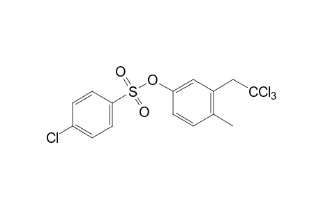 p-chlorobenzenesulfonic acid, 3-(2,2,2-trichloroethyl)-p-tolyl ester