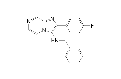 (Benzyl)[2-(4-fluorophenyl)imidazo[1,2-a]pyrazin-3-yl]amine