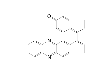 2,5-Cyclohexadien-1-one, 4-[1-ethyl-2-(2-phenazinyl)-2-butenylidene]-