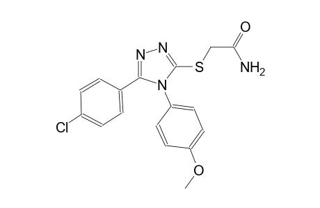 2-{[5-(4-chlorophenyl)-4-(4-methoxyphenyl)-4H-1,2,4-triazol-3-yl]sulfanyl}acetamide