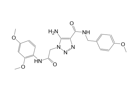 5-amino-1-[2-(2,4-dimethoxyanilino)-2-oxoethyl]-N-(4-methoxybenzyl)-1H-1,2,3-triazole-4-carboxamide