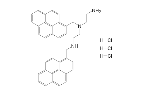 N-[(1-Pyrenyl)methyl]-N'-{[2'-(1"-pyrenyl)methylamino]ethyl}-ethane-1,2-diamine - trihydrochloride