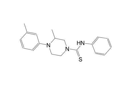 3-methyl-4-(3-methylphenyl)-N-phenyl-1-piperazinecarbothioamide