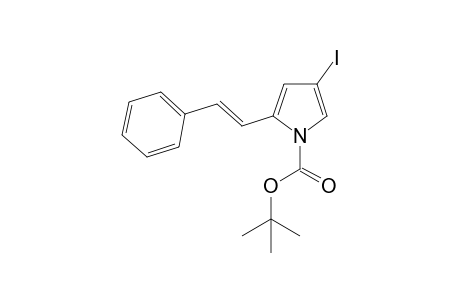tert-Butyl 2-(phenylethenyl)-4-iodo-1H-pyrrole-1-carboxylate