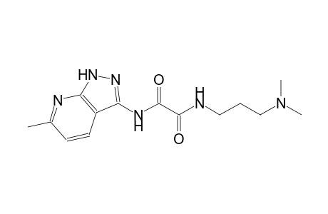 ethanediamide, N~1~-[3-(dimethylamino)propyl]-N~2~-(6-methyl-1H-pyrazolo[3,4-b]pyridin-3-yl)-