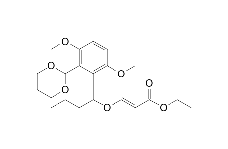 Ethyl (E)-3-{1-[2-(1,3-Dioxan-2-yl)-3,6-dimethoxyphenyl]butoxy}acrylate