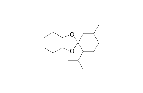 Spiro[1,3-benzodiozole-2,1'-cyclohexane], hexahydro-5'-methyl-2'-(1-methylethyl)-, stereoisomer