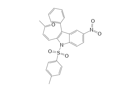 (3Z)-4-[1-(4-Methyl-phenyl)sulfonyl-5-nitro-3-phenyl-1H-indol-2-yl]-but-3-en-2-one