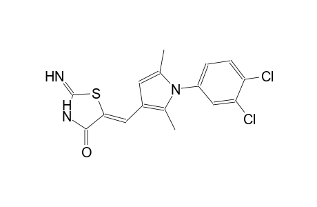 (5Z)-5-{[1-(3,4-dichlorophenyl)-2,5-dimethyl-1H-pyrrol-3-yl]methylene}-2-imino-1,3-thiazolidin-4-one