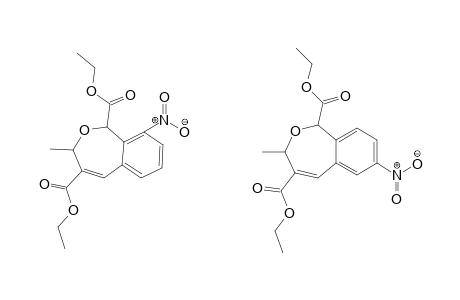 Diethyl 1,3-Dihydro-3-methyl-9-nitro-2-benzoxepine-1,4-dicarboxylate and Diethyl 1,3-Dihydro-3-methyl-7-nitro-2-benzoxepine-1,4-dicarboxylate