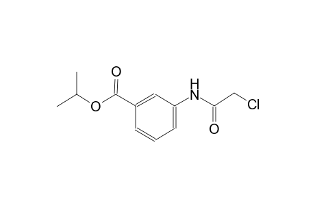 benzoic acid, 3-[(chloroacetyl)amino]-, 1-methylethyl ester