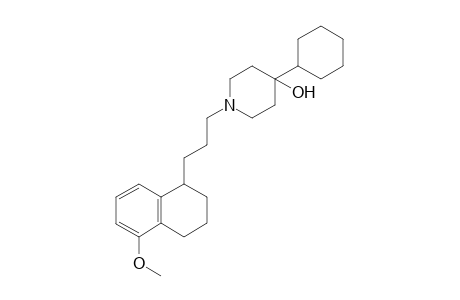 4-Cyclohexyl-4-hydroxy-1-[3-(5-methoxy-1,2,3,4-tetrahydronaphthalen-1-yl-propyl)]piperidine