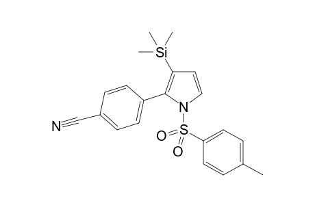 4-(1-Tosyl-3-(trimethylsilyl)-1H-pyrrol-2-yl)benzonitrile