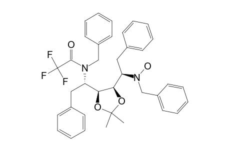 (2-S,3-S,4-S,5-R)-2-N-BENZYLHYDROXYLAMINE-1,6-DIPHENYL-3,4-O-ISOPROPYLIDENE-5-(N-TRIFLUOROACETYL)-BENZYLAMINE-3,4-HEXANDIOL