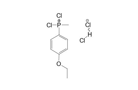 DICHLOR-(4-ETHOXYPHENYL)-METHYLPHOSPHONIUM-HYDROGENDICHLORIDE