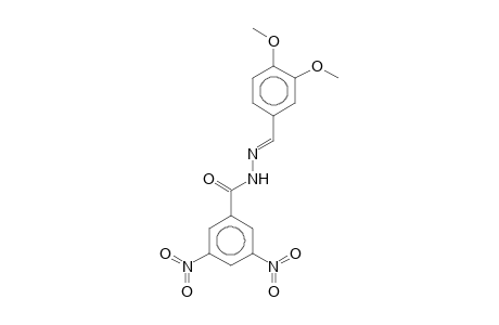 N'-[(E)-(3,4-Dimethoxyphenyl)methylidene]-3,5-dinitrobenzohydrazide