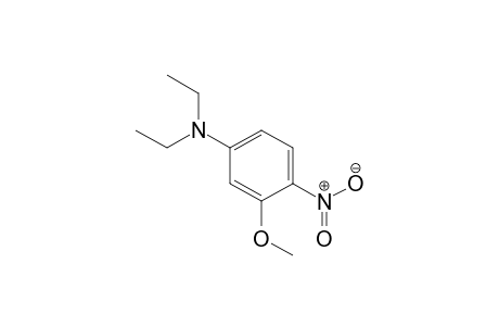 Benzenamine, N,N-diethyl-3-methoxy-4-nitro-