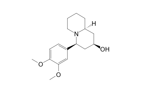(2R,4S,9aS)-4-(3,4-dimethoxyphenyl)-2,3,4,6,7,8,9,9a-octahydro-1H-quinolizin-2-ol