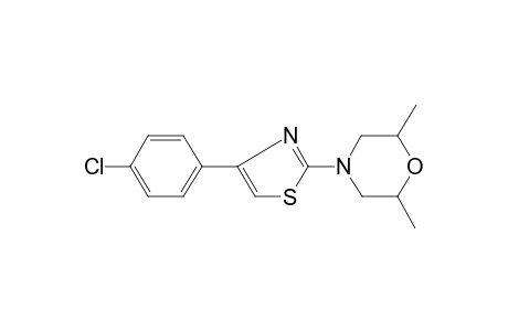 4-[4-(4-Chlorophenyl)-1,3-thiazol-2-yl]-2,6-dimethylmorpholine